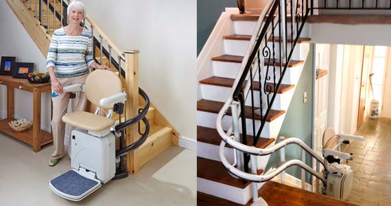 Staten Island curved stair lifts